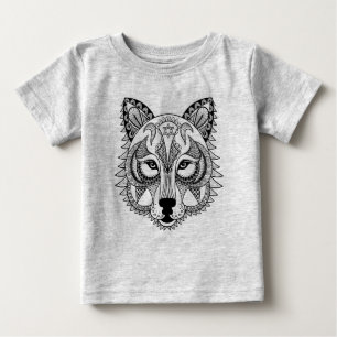 T-shirt Pour Bébé Loup inspiré