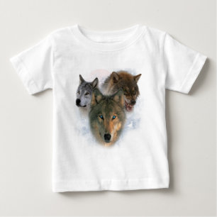 T-shirt Pour Bébé Loups