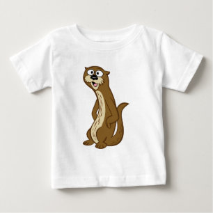 T-shirt Pour Bébé Loutre de Rick Reggie de garde forestière