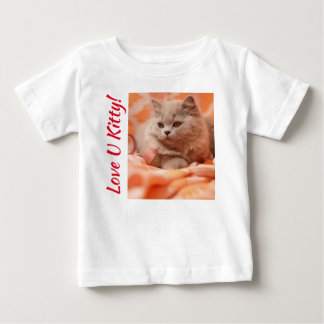 T-shirt Pour Bébé Love U Kitty