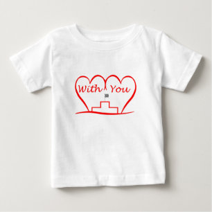 T-shirt Pour Bébé Love You, avec toi