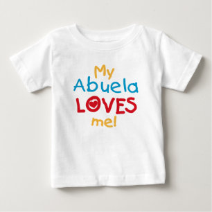 T-shirt Pour Bébé LOVESMEabuela