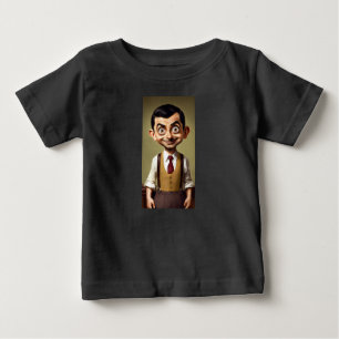 T-shirt Pour Bébé M. Bean en caricature de bébé mignonne