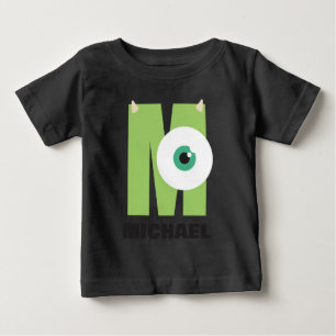 T-shirt Pour Bébé M est pour Mike  Ajouter votre nom