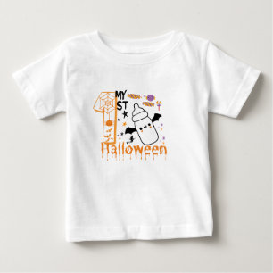 T-shirt Pour Bébé ma 1ère coutume pour bébé halloween