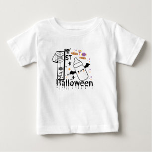 T-shirt Pour Bébé ma 1ère coutume pour bébé halloween
