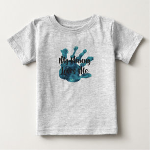 T-shirt Pour Bébé ma bonne d'enfants aime me8