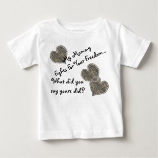 T-shirt Pour Bébé Ma maman se bat pour ta liberté