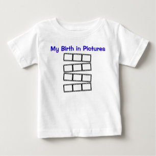 T-shirt Pour Bébé Ma naissance en images