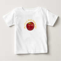 Ma première chemise bébé Rosh Hashanah Apple
