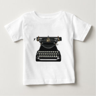 T-shirt Pour Bébé Machine à écrire antique