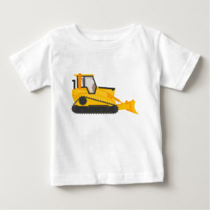T-shirt Pour Bébé Machine de construction Bulldozer