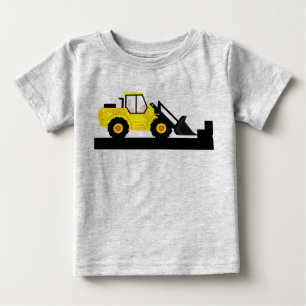 T-shirt Pour Bébé Machine lourde de l'excavateur à bulles mignonne