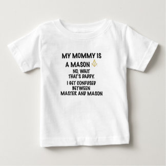 T-shirt Pour Bébé Maçon de maman