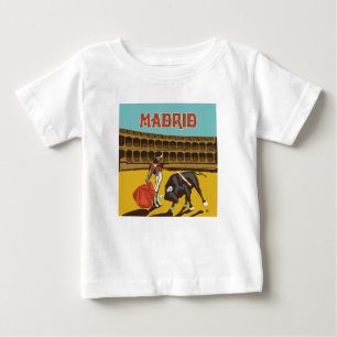 T-shirt Pour Bébé Madrid, Espagne