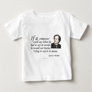 T-shirt Pour Bébé Mahler sur la composition
