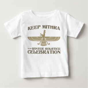 T-shirt Pour Bébé Maintenez Mithra dans la célébration de solstice
