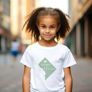T-shirt Pour Bébé Maison de Washington DC cultivée Etat des couleu