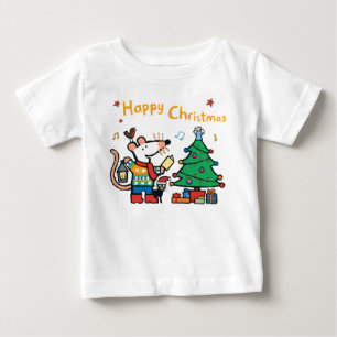 T-shirt Pour Bébé Maisy chante Joyeux Noël