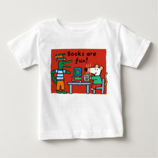 T-shirt Pour Bébé Maisy et Charley Lire des livres