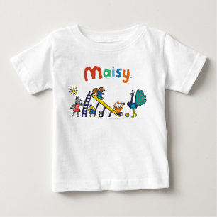 T-shirt Pour Bébé Maisy sur le terrain de jeu avec les amis