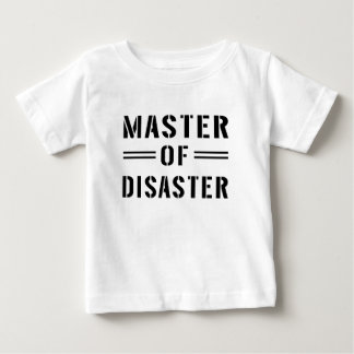 T-shirt Pour Bébé Maître de catastrophe
