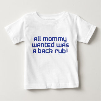 T-shirt Pour Bébé maman bleu