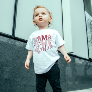 T-shirt Pour Bébé Maman est mon T-shirt bébé de la Saint Valentin
