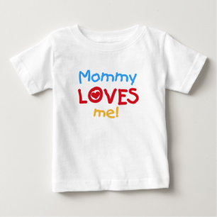 T-shirt Pour Bébé Maman m'aime