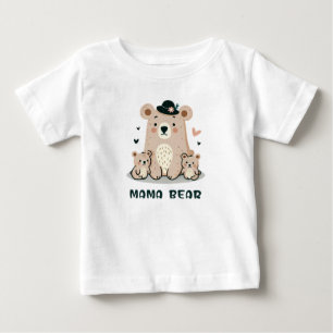T-SHIRT POUR BÉBÉ MAMAN OURS
