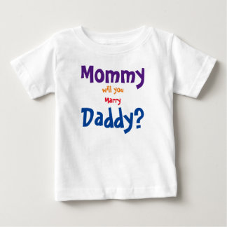 T-shirt Pour Bébé Maman, tu vas épouser papa