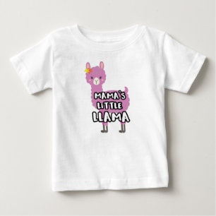T-shirt Pour Bébé Mamas Little Llama