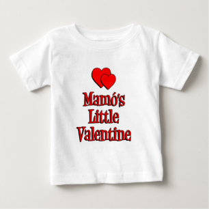 T-shirt Pour Bébé Mamo's Little Valentine