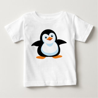 T-shirt Pour Bébé manchot de dessin animé