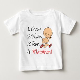 T-shirt Pour Bébé Marathon de course à pied