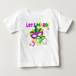 T-shirt Pour Bébé Mardi Y'all Colorful Parade NOLA Grouping