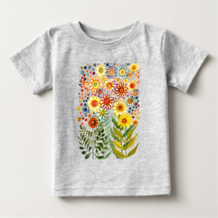 T-shirt Pour Bébé Marguerites