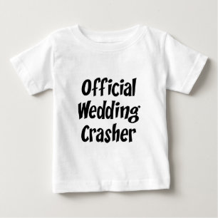 T-shirt Pour Bébé Mariage Crasher