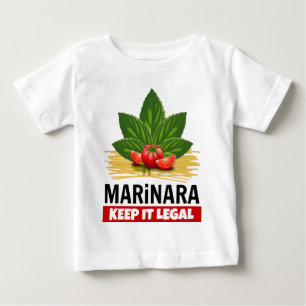 T-shirt Pour Bébé Marinara le gardent les spaghetti juridiques de