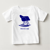 Marine Mid Century Moderne Chaise à Rocks Tee - sh