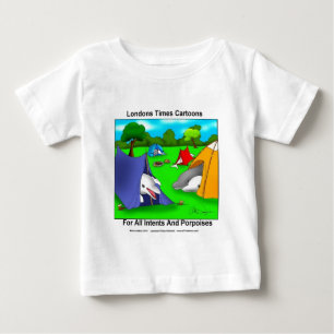 T-shirt Pour Bébé Marsouins de camping amateurs de blagues drôles