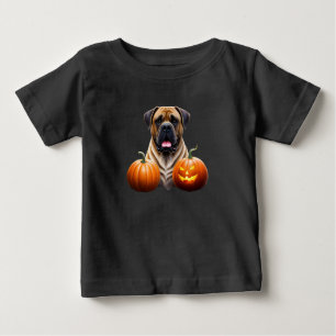 T-shirt Pour Bébé Mastiff Dogue anglais Halloween