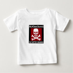 T-shirt Pour Bébé Maternité pas pour des poules mouillées !