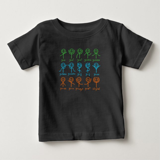T-shirt Pour Bébé Math Teacher Dance Equation Mathematic Maths (Devant)