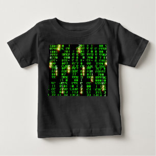 T-shirt Pour Bébé Matrice de code