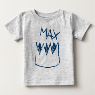 T-shirt Pour Bébé Max & Crown Sketch