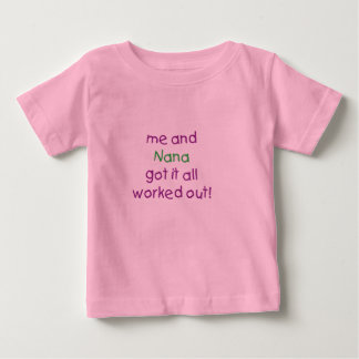 T-shirt Pour Bébé Me et Nana