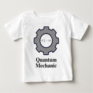 T-shirt Pour Bébé mécanicien de quantum, équation de Schrodinger