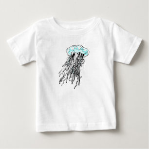 T-shirt Pour Bébé Méduses bleues