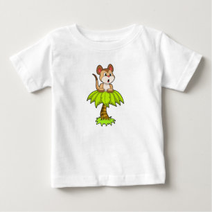 T-shirt Pour Bébé Meerkat avec arbre